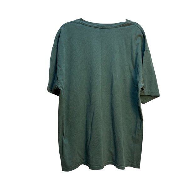 Gildan Activewear Ultra Cotton "Here Fishy Fishy" Graphic T-Shirt XL Green - Picture 4 of 6